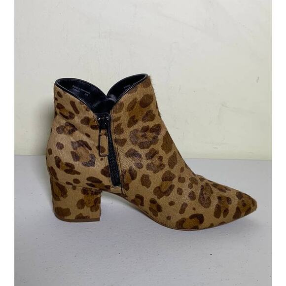 Cole Haan Fur animal print booties size 8.5B - Picture 2 of 8